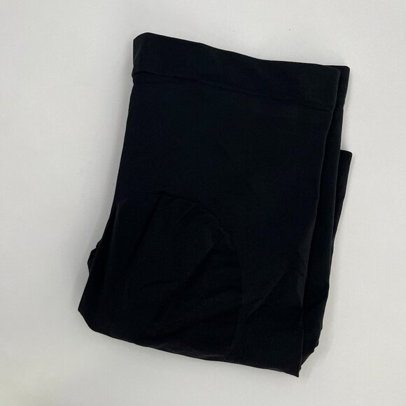 Spanx Women's L On Core‎ Black Compression Spandex Shorts - Picture 1 of 4